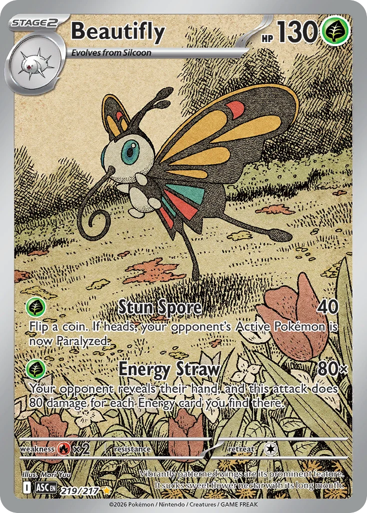 Beautifly 219/217 Ascended Heroes (Holo)