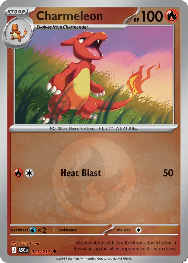Charmeleon 021/217 Ascended Heroes (Reverse holo)