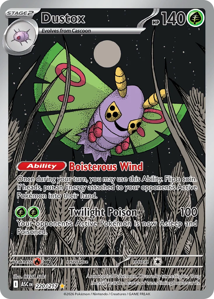 Dustox 220/217 Ascended Heroes (Holo)