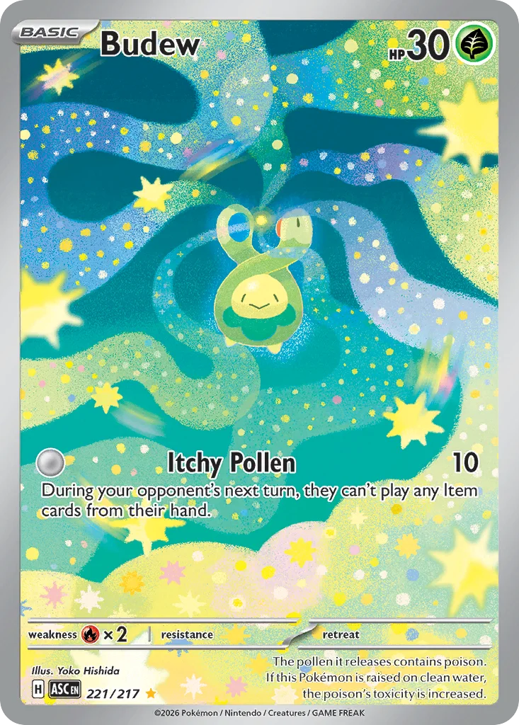 Budew 221/217 Ascended Heroes (Holo)