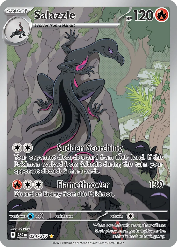 Salazzle 224/217 Ascended Heroes (Holo)