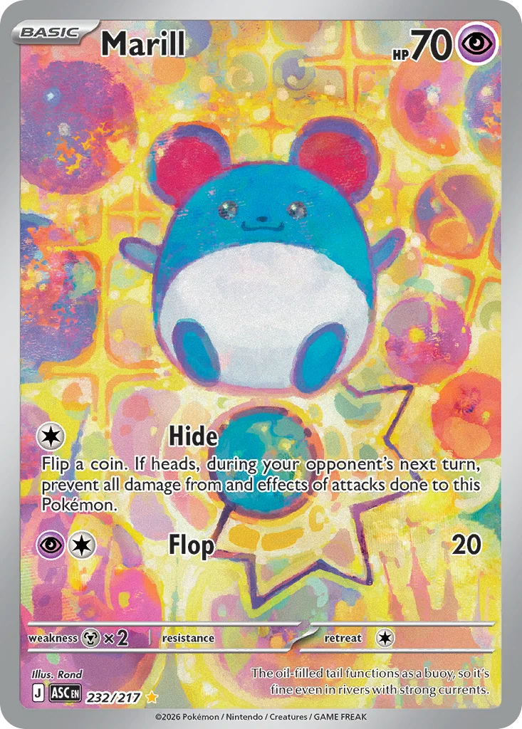 Marill 232/217 Ascended Heroes (Holo)