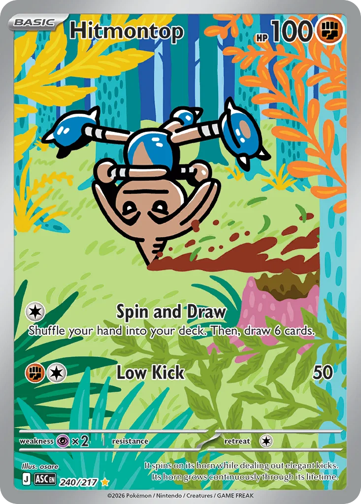 Hitmontop 240/217 Ascended Heroes (Holo)