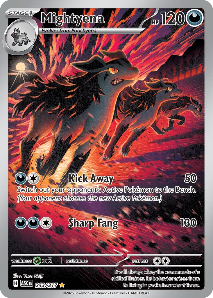 Mightyena 243/217 ME: Ascended Heroes (Holo)