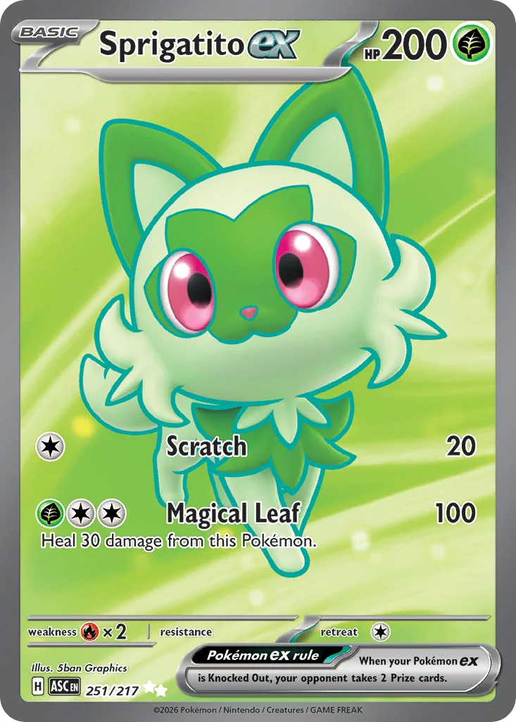 Sprigatito ex 251/217 Ascended Heroes (Holo)
