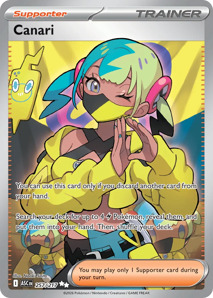 Canari 257/217 ME: Ascended Heroes (Holo)