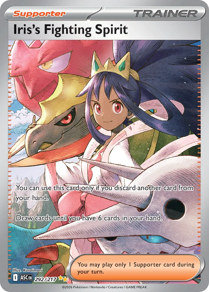 Iris's Fighting Spirit 292/217 Ascended Heroes (Holo)