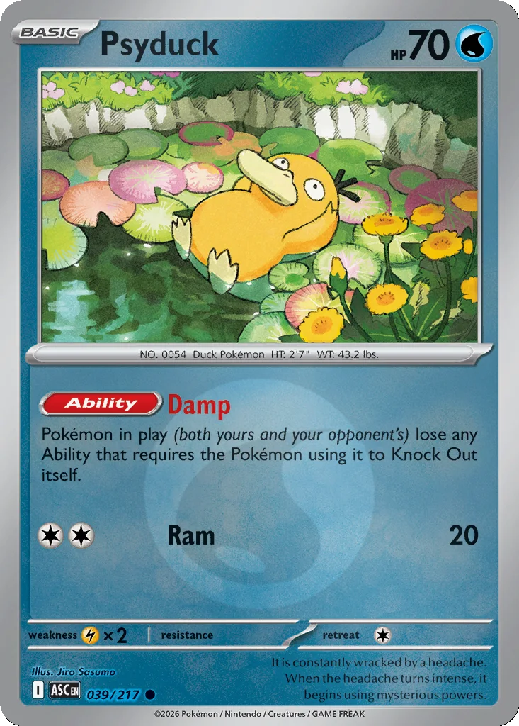Psyduck 039/217 Ascended Heroes (Reverse holo)