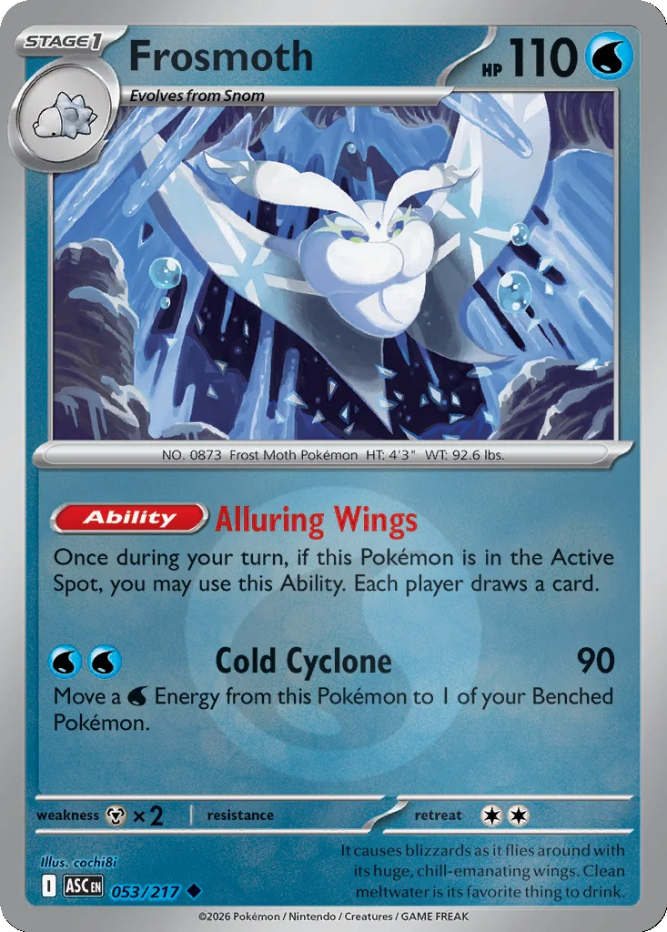 Frosmoth 053/217 Ascended Heroes (Reverse holo)