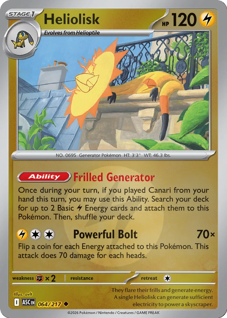 Heliolisk 064/217 Ascended Heroes (Reverse holo)