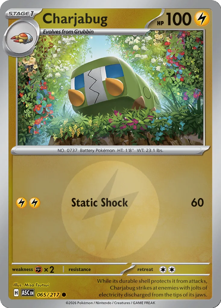 Charjabug 065/217 Ascended Heroes (Reverse holo)