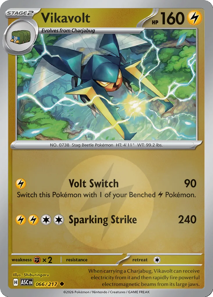Vikavolt 066/217 Ascended Heroes (Reverse holo)
