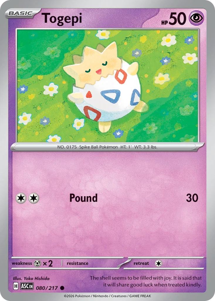 Togepi 080/217 ME: Ascended Heroes (Normal)