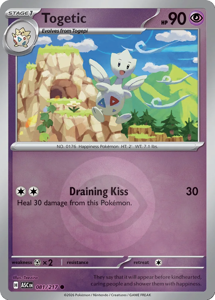 Togetic 081/217 Ascended Heroes (Reverse holo)