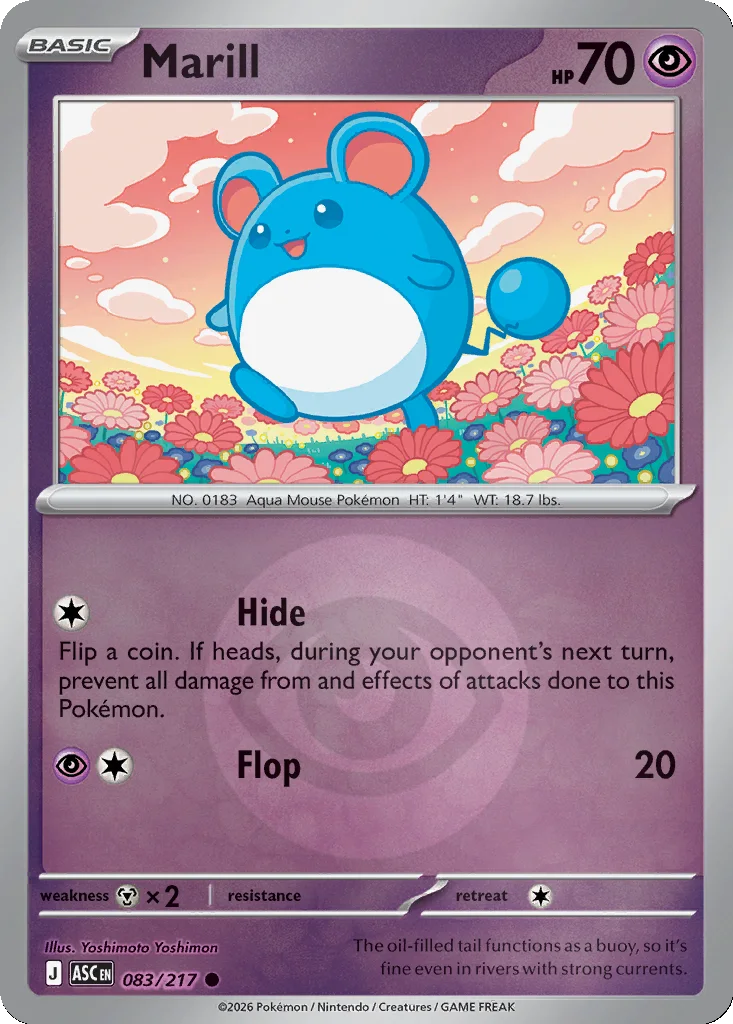 Marill 083/217 ME: Ascended Heroes (Reverse holo)