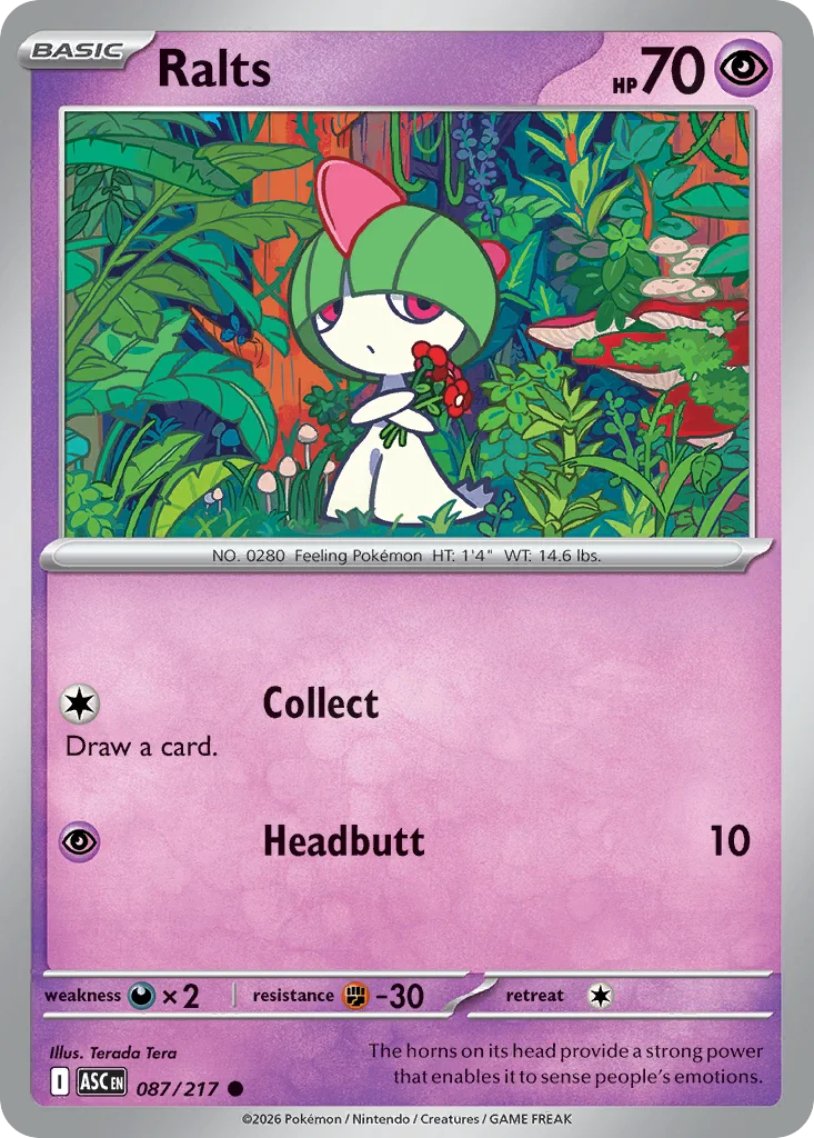 Ralts 087/217 ME: Ascended Heroes (Normal)