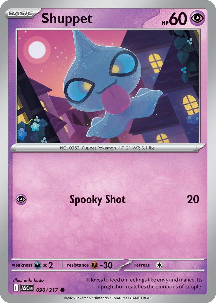 Shuppet 090/217 ME: Ascended Heroes (Normal)
