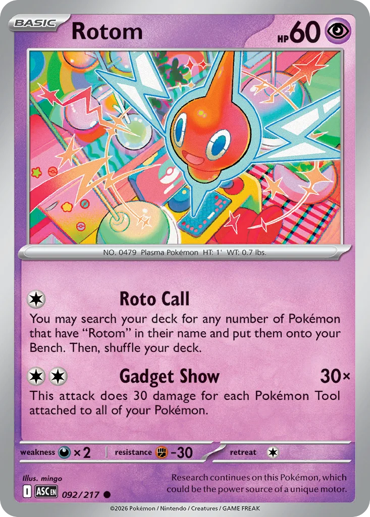 Rotom 092/217 ME: Ascended Heroes (Normal)
