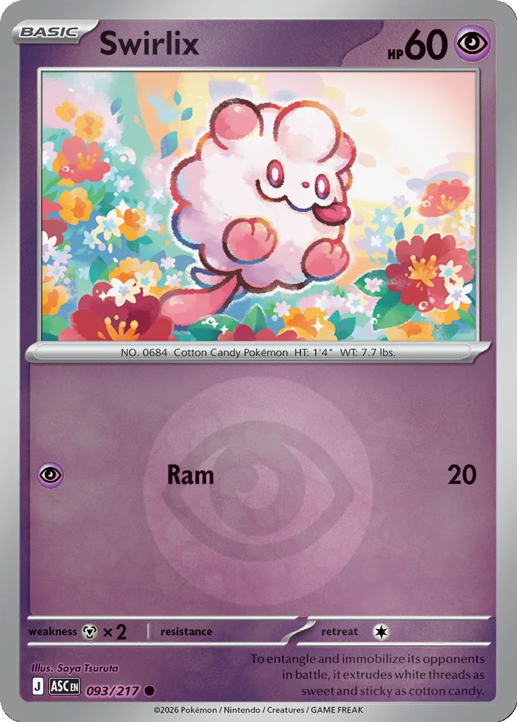 Swirlix 093/217 ME: Ascended Heroes (Reverse holo)