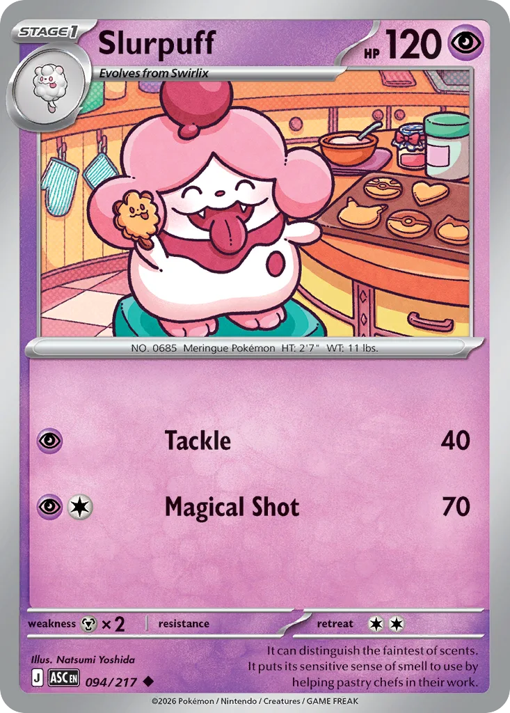 Slurpuff 094/217 ME: Ascended Heroes (Normal)