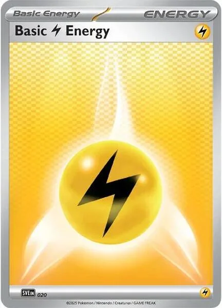 Basic Lightning Energy SVE 020/086 Black Bolt (Holo Energy)