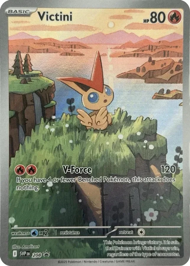 Victini 208 Scarlet & Violet Black Star Promos (Victini Illustration Collection · Holo)