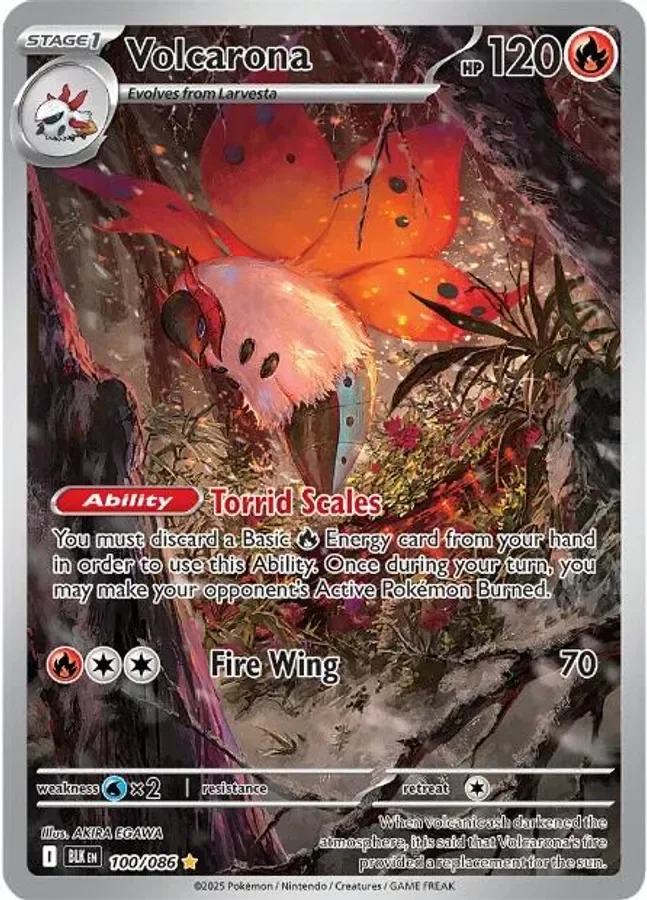 Volcarona 100/086 Black Bolt (Holo)