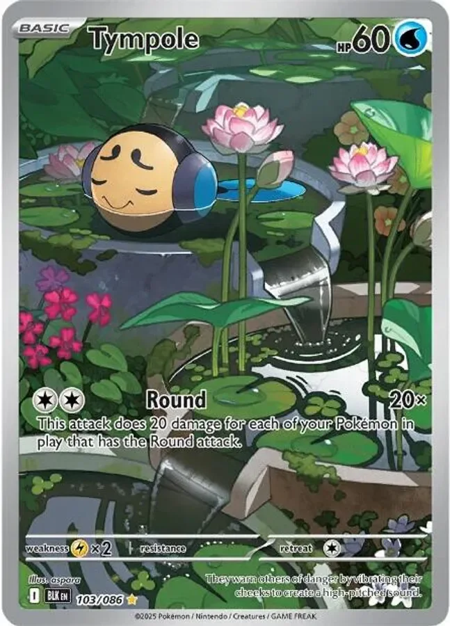 Tympole 103/086 Black Bolt (Holo)