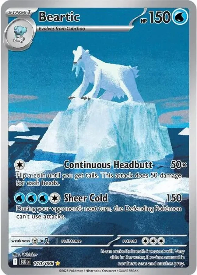 Beartic 110/086 Black Bolt (Holo)