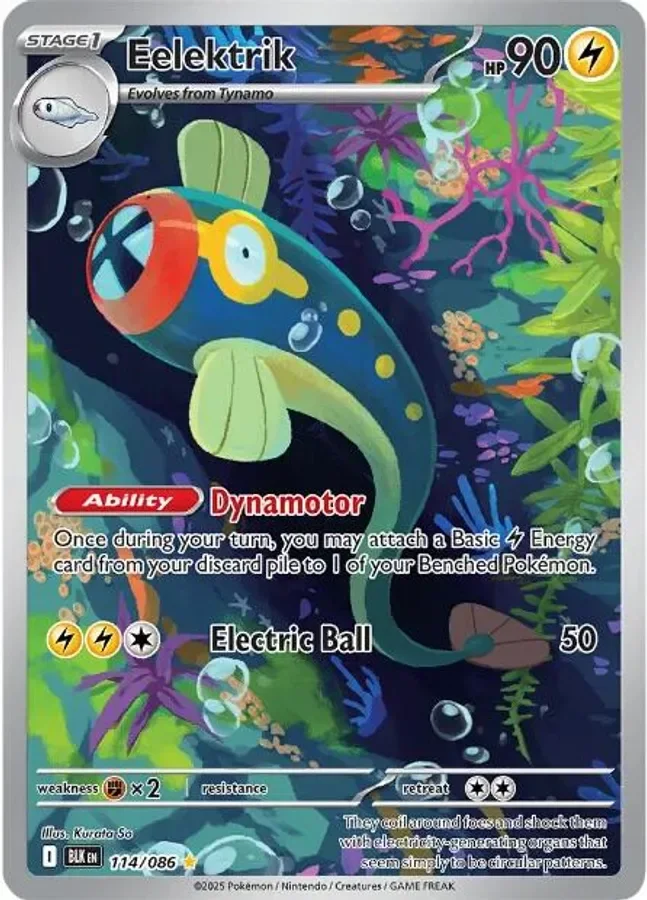 Eelektrik 114/086 Black Bolt (Holo)
