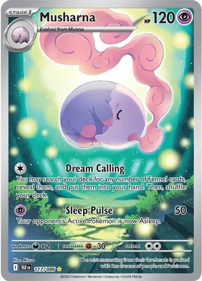 Musharna 117/086 Black Bolt (Holo)
