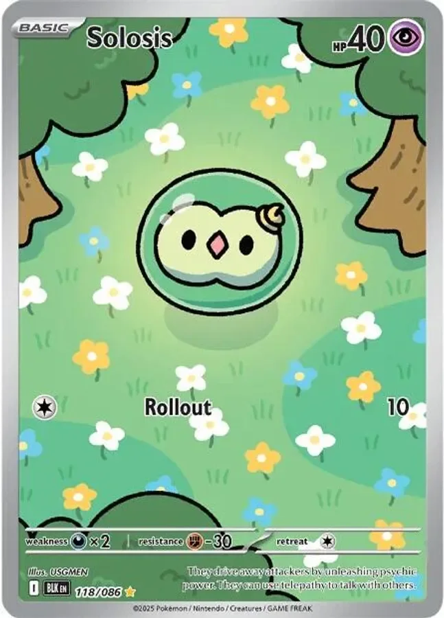 Solosis 118/086 Black Bolt (Holo)