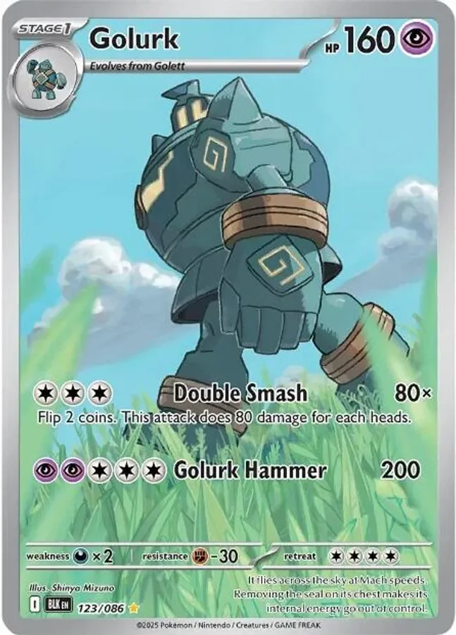 Golurk 123/086 Black Bolt (Holo)