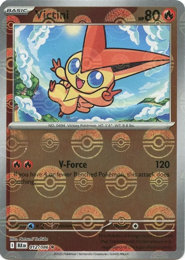 Victini 012/086 SV: Black Bolt (Holo)
