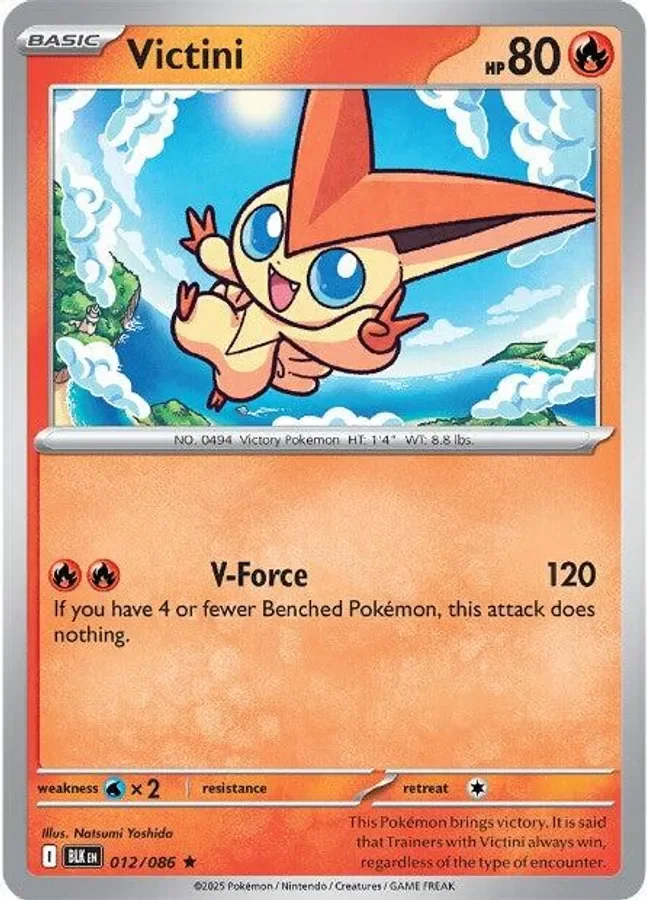Victini 012/086 Black Bolt (Reverse holo)