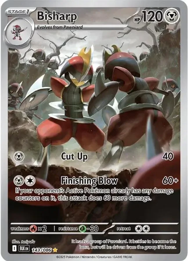 Bisharp 143/086 Black Bolt (Holo)