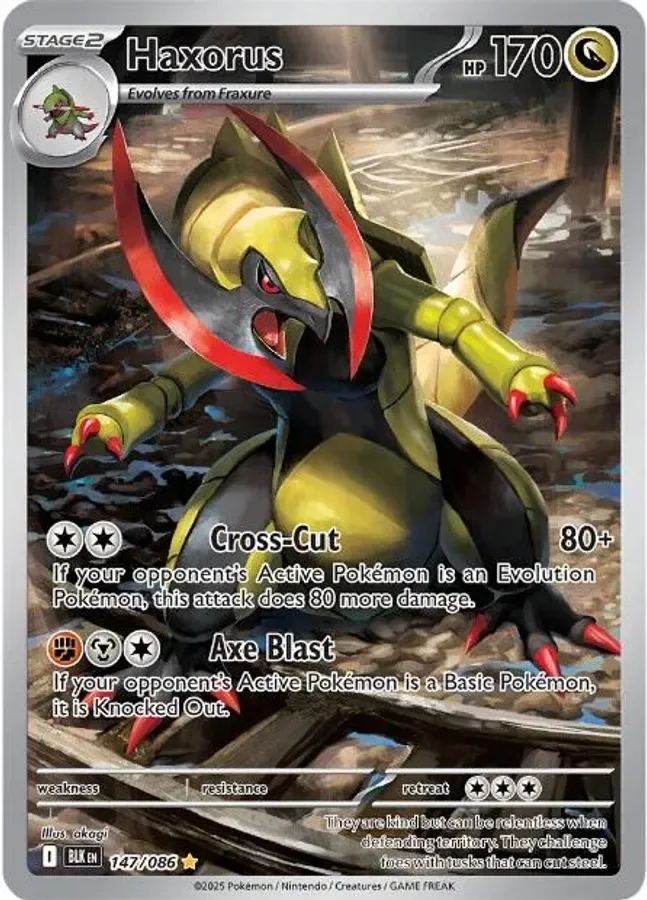 Haxorus 147/086 Black Bolt (Holo)