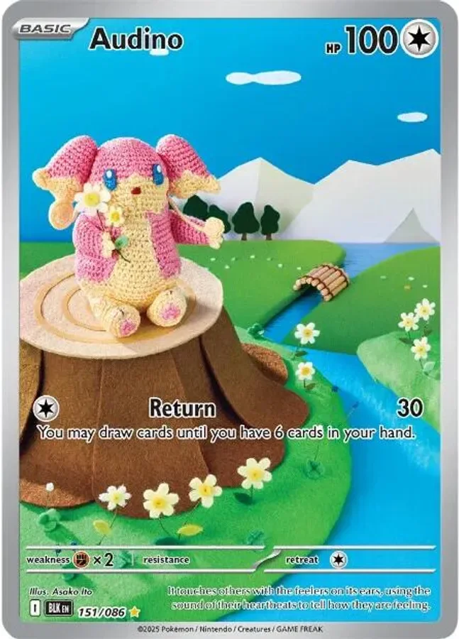 Audino 151/086 Black Bolt (Holo)