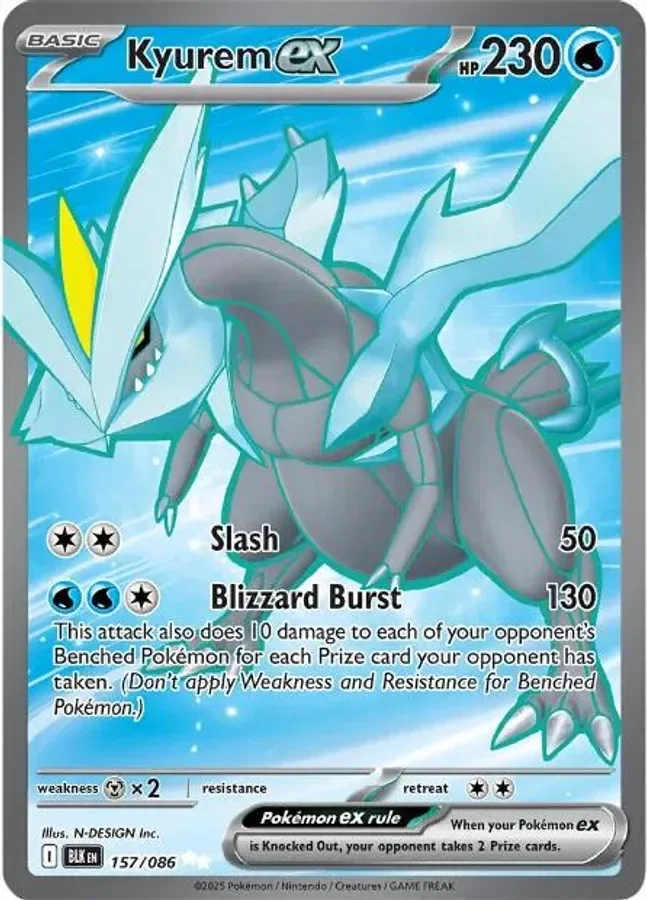 Kyurem ex 157/086 Black Bolt (Holo)