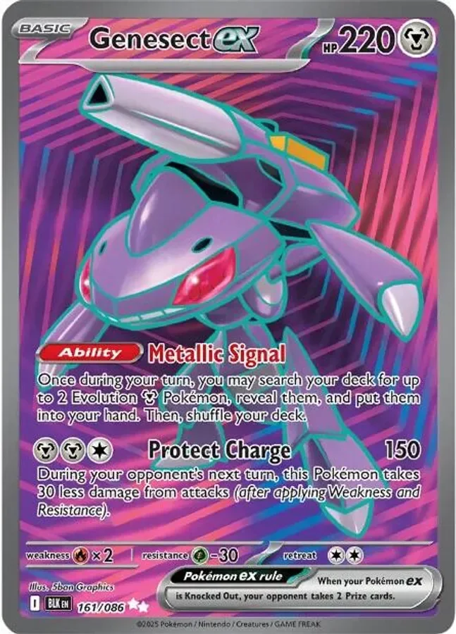 Genesect ex 161/086 Black Bolt (Holo)