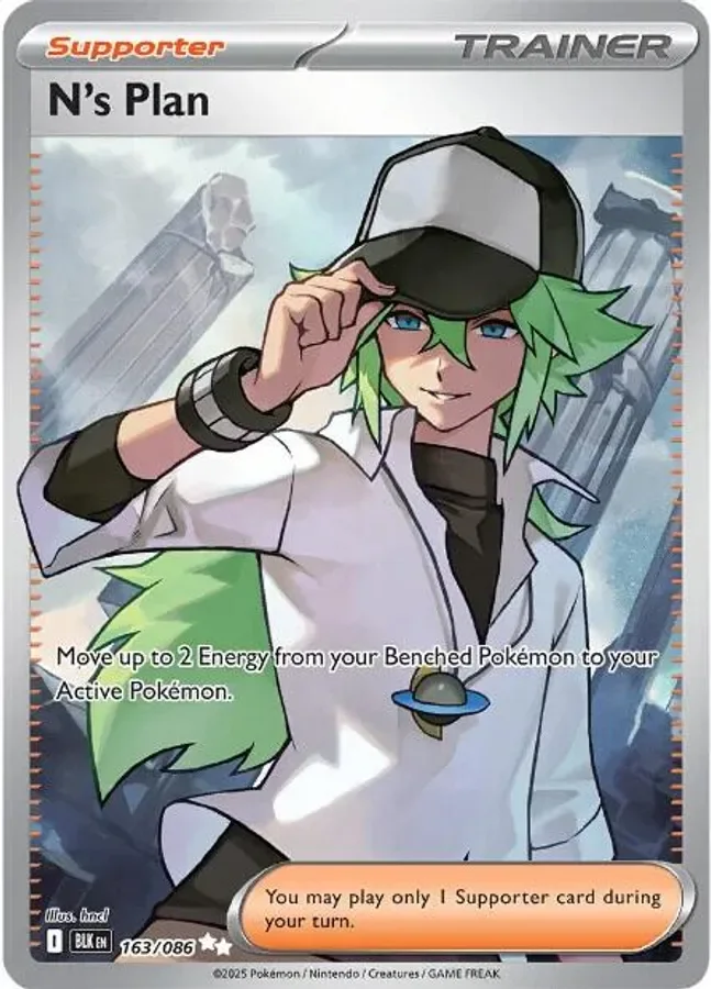 N's Plan 163/086 Black Bolt (Holo)