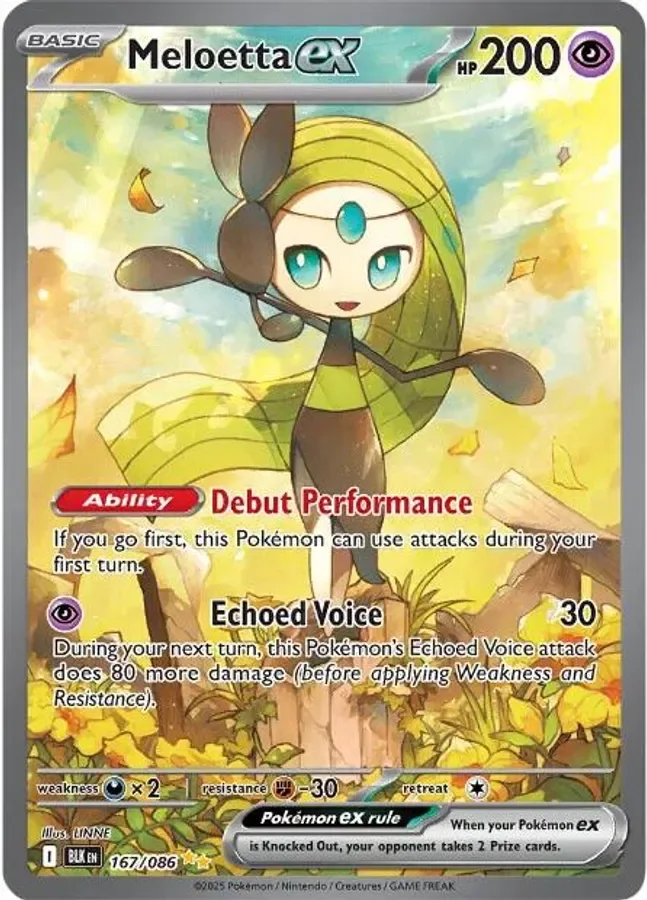 Meloetta ex 167/086 Black Bolt (Holo)