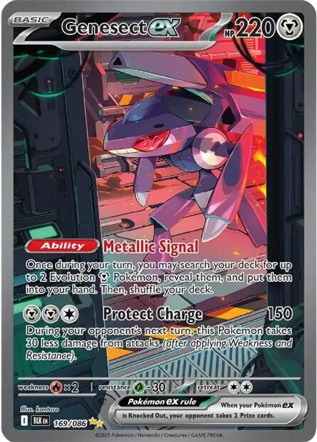 Genesect ex 169/086 Black Bolt (Holo)