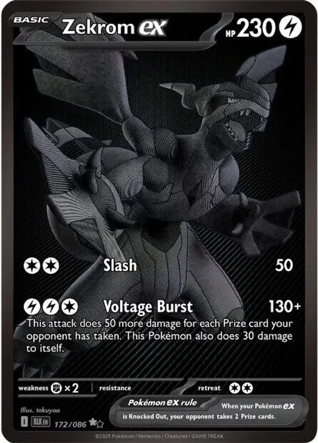 Zekrom ex 172/086 Black Bolt (Holo)