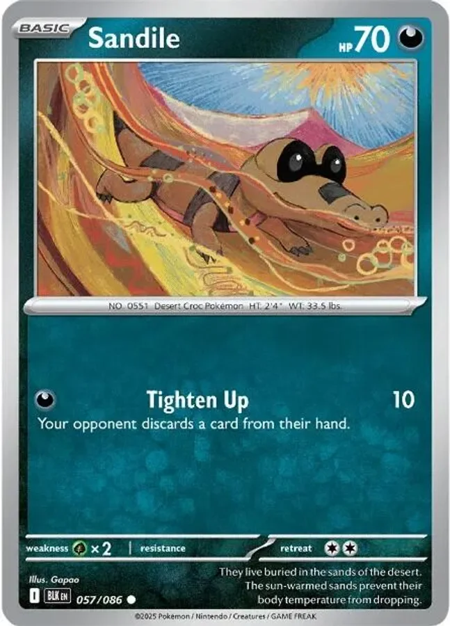 Sandile 057/086 SV: Black Bolt (Normal)