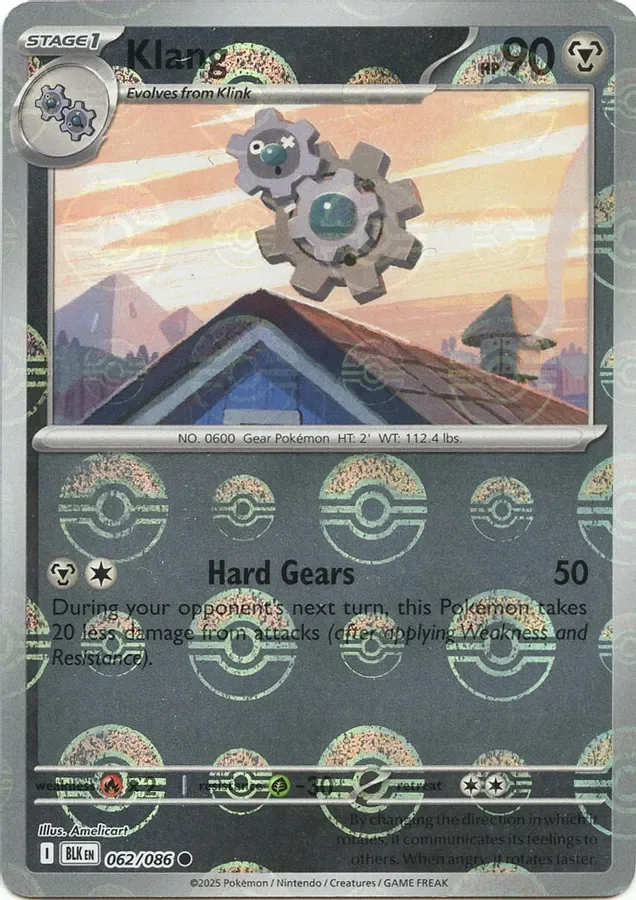 Klang 062/086 Black Bolt (Poké Ball holo)