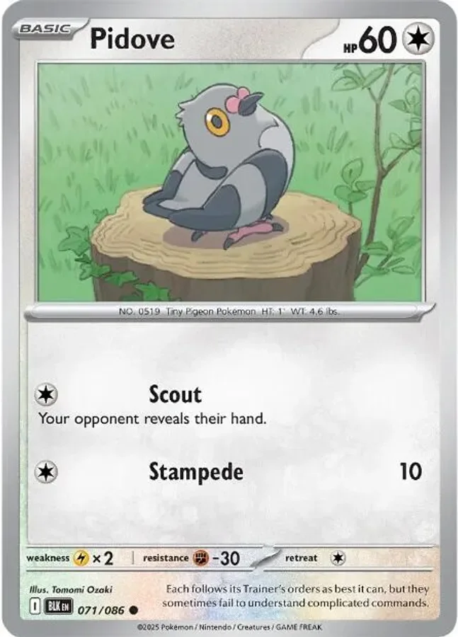Pidove 071/086 SV: Black Bolt (Normal)