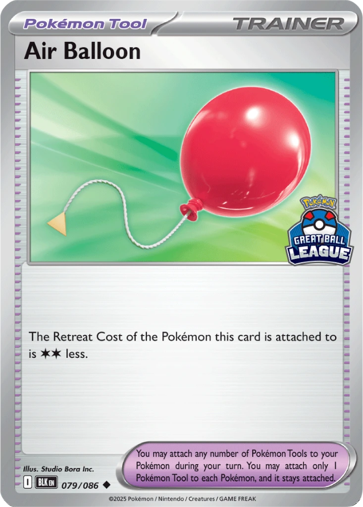 Air Balloon 079/086 Black Bolt (Great Ball League)