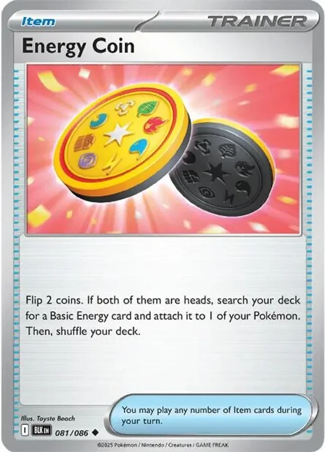 Energy Coin 081/086 SV: Black Bolt (Normal)