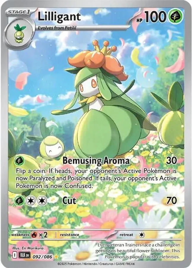 Lilligant 092/086 Black Bolt (Holo)